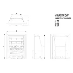 Focal Point Horizon Chrome Rotary Control Inset Gas Full Depth Fire -Brunch Shop 1056G A3
