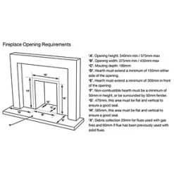 Focal Point Horizon Chrome Rotary Control Inset Gas Full Depth Fire -Brunch Shop 1056G A4