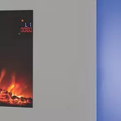 Focal Point Pasadena Grey Remote Control Wall-Mounted Electric Fire -Brunch Shop 107PH A5
