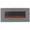 Focal Point Pasadena Grey Remote Control Wall-Mounted Electric Fire -Brunch Shop 107PH P