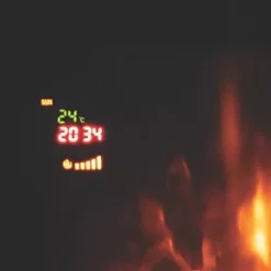 Focal Point Medford Black Remote Control Inset Electric Wall Fire -Brunch Shop 113HR A4