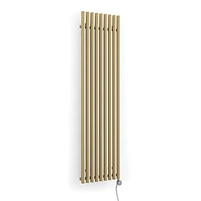 Terma Rolo Wall-Mounted Smart Designer Radiator Brass 1000W 3 Terma Rolo Wall-Mounted Smart Designer Radiator Brass 1000W