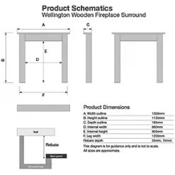 Focal Point Nebraska Fire Surround White -Brunch Shop 1430G A2