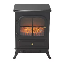 Black Electric Stove Fire -Brunch Shop 1499P A2