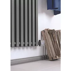 Terma Triga E Wall-Mounted Oil-Filled Radiator Metallic Stone 1000W 1280 x 560mm -Brunch Shop 153HT A4