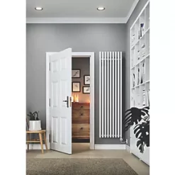 Terma Rolo-Room-E Wall-Mounted Oil-Filled Radiator White 1000W 480 x 1800mm -Brunch Shop 180HR A5