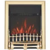 Focal Point Blenheim Brass Remote Control Freestanding, Semi-Recessed or Fully Inset Electric Fire -Brunch Shop 258HP P