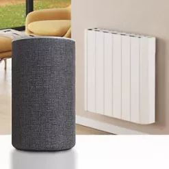 TCP Wall-Mounted Smart Wi-Fi Digital Oil-Filled Electric Radiator White 1500W -Brunch Shop 265KR A3