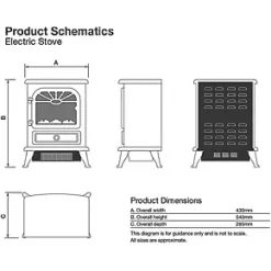 Focal Point ES2000 Cream Electric Stove -Brunch Shop 317HF A4