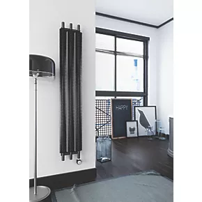 Terma Ribbon VE Wall-Mounted Oil-Filled Radiator Black 600W 290 x 1800mm 4 Terma Ribbon VE Wall-Mounted Oil-Filled Radiator Black 600W 290 x 1800mm - Image 2