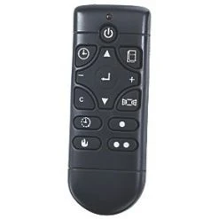 EF830 Black Remote Control Wall-Mounted Electric Fire -Brunch Shop 326PK A3