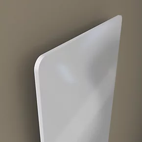 Towelrads Vetro Electric Glass Infrared Designer Radiator 1000 x 500mm White 2388BTU 4 Towelrads Vetro Electric Glass Infrared Designer Radiator 1000 x 500mm White 2388BTU - Image 2