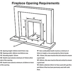Focal Point Elysee Chrome Rotary Control Inset Gas High Efficiency Fire -Brunch Shop 3456G A4