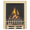 Focal Point Blenheim Brass Rotary Control Inset Gas Full Depth Fire -Brunch Shop 38993 P