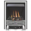 Focal Point Elysee Chrome Rotary Control Inset Gas Multiflue Fire -Brunch Shop 3958G P