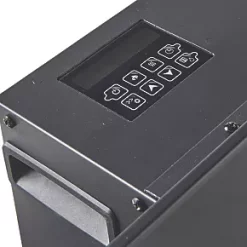 Lingga Black Remote Control Wall-Hung Electric Fire -Brunch Shop 443GF A3