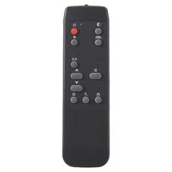Lingga Black Remote Control Wall-Hung Electric Fire -Brunch Shop 443GF A4