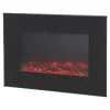 Lingga Black Remote Control Wall-Hung Electric Fire -Brunch Shop 443GF P