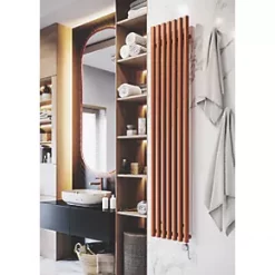 Terma Rolo Wall-Mounted Smart Designer Radiator Copper 800W -Brunch Shop 449RH A2