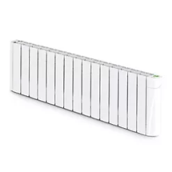 TCP Wall-Mounted Smart Wi-Fi Digital Oil-Filled Electric Radiator White 1.5kW