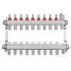 JG Underfloor 9 Port Underfloor Heating Manifold Brushed Steel 1 JG Underfloor 9 Port Underfloor Heating Manifold Brushed Steel -Brunch Shop 480TY P
