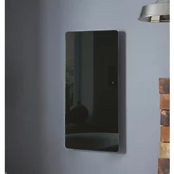 Towelrads Vetro Electric Glass Infrared Designer Radiator 1000 x 500mm Black 2388BTU