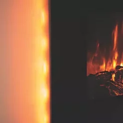 Focal Point Lexington Black Remote Control Wall-Hung Electric Fire -Brunch Shop 487HR A5