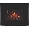 Focal Point Lexington Black Remote Control Wall-Hung Electric Fire -Brunch Shop 487HR P