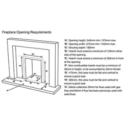 Focal Point Soho Black Rotary Control Inset Gas Full Depth Fire -Brunch Shop 51362 A4