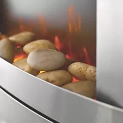 Focal Point Lulworth Stainless Steel Switch Control Inset Electric Fire -Brunch Shop 51436 A2