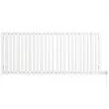 Terma Triga E Wall-Mounted Oil-Filled Radiator Textured White 1000W 1280 x 560mm -Brunch Shop 568HT P
