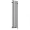 Terma Rolo-Room-E Wall-Mounted Oil-Filled Radiator Grey / Silver 1000W 480 x 1800mm -Brunch Shop 629HR P