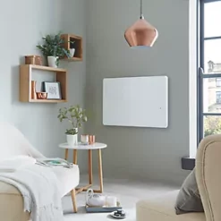 Towelrads Vetro Electric Glass Infrared Designer Radiator 600 x 800mm White 2047BTU