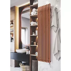 Terma Rolo Wall-Mounted Smart Designer Radiator Copper 1000W -Brunch Shop 632RH A2