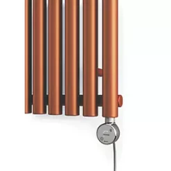 Terma Rolo Wall-Mounted Smart Designer Radiator Copper 1000W -Brunch Shop 632RH A5
