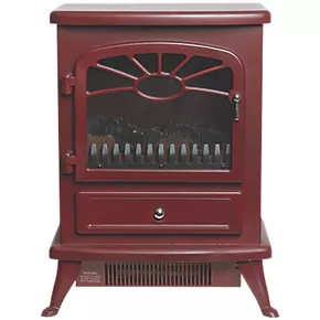 Focal Point ES2000 Burgundy Electric Stove 4 Focal Point ES2000 Burgundy Electric Stove - Image 2