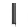 Terma Rolo Wall-Mounted Smart Designer Radiator Heban Black 800W -Brunch Shop 760RH P