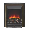 Be Modern Comet Black / Brass Switch Control Inset Electric Fire -Brunch Shop 86393 P
