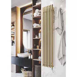 Terma Rolo Wall-Mounted Smart Designer Radiator Brass 800W 10 Terma Rolo Wall-Mounted Smart Designer Radiator Brass 800W -Brunch Shop 868RH A2