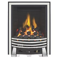 Focal Point Elysee Chrome Rotary Control Inset Gas Full Depth Fire