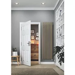 Terma Rolo-Room-E Wall-Mounted Oil-Filled Radiator Brown 1000W 480 x 1800mm -Brunch Shop 907HR A5
