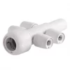 Hep2O Plastic Push-Fit Reducing 4 Port Closed Spigot Manifold 22 x 10mm -Brunch Shop 9740F P