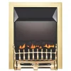 Focal Point Blenheim Brass Rotary Control Gas Inset Flueless Fire -Brunch Shop 98777 P